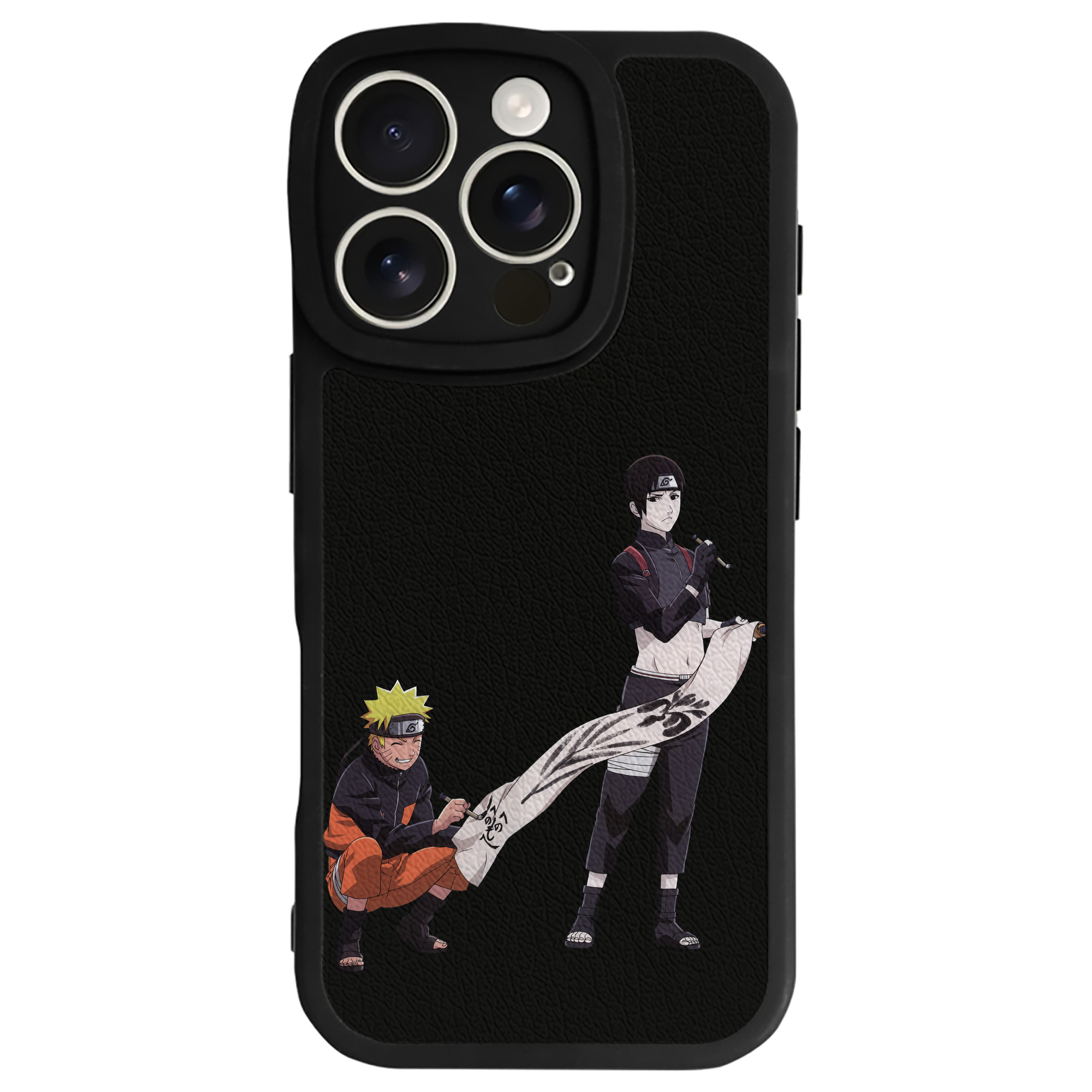 （画像用） NARUTO -ナルト- うずまき ナルト Uzumaki Naruto 【iPhone 16シリーズ対応】シリコンスマホケース（レザー調） 材質：シリコン